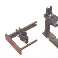 Portarrolos de papel adaptáveis a mesa de reconhecimento em plástico preto